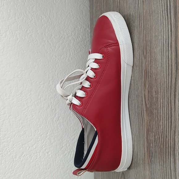 Tommy Hilfiger Red and White Sneakers - Picture 6 of 15